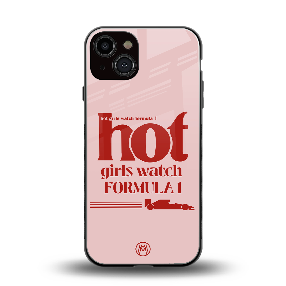 f1 chic back phone cover | glass case for iphone 13