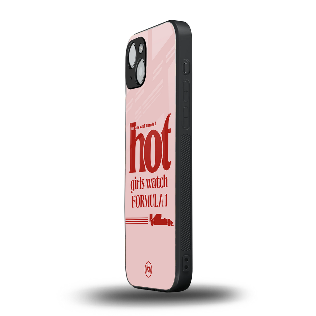 f1 chic back phone cover | glass case for iphone 13