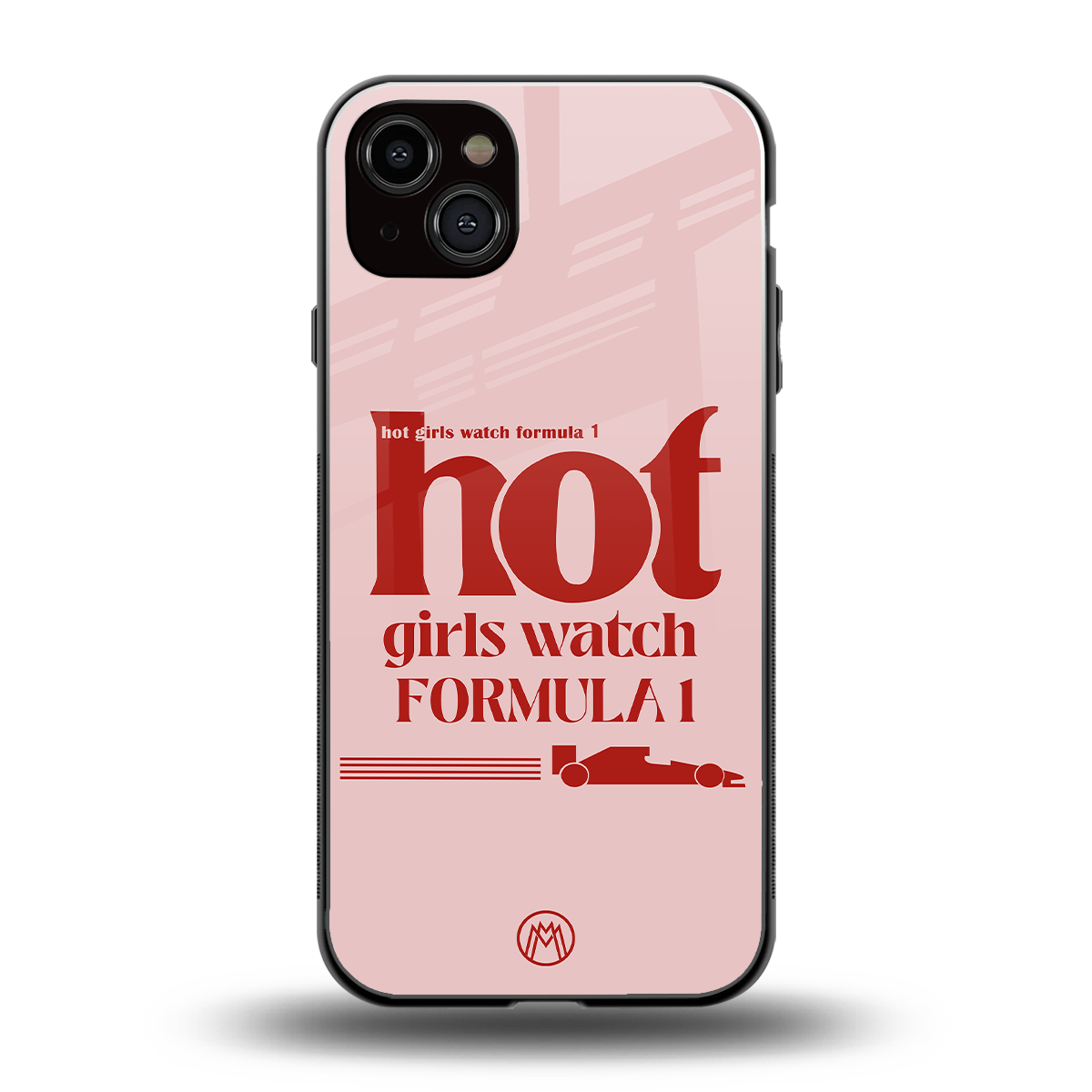 f1 chic back phone cover | glass case for iphone 14 plus
