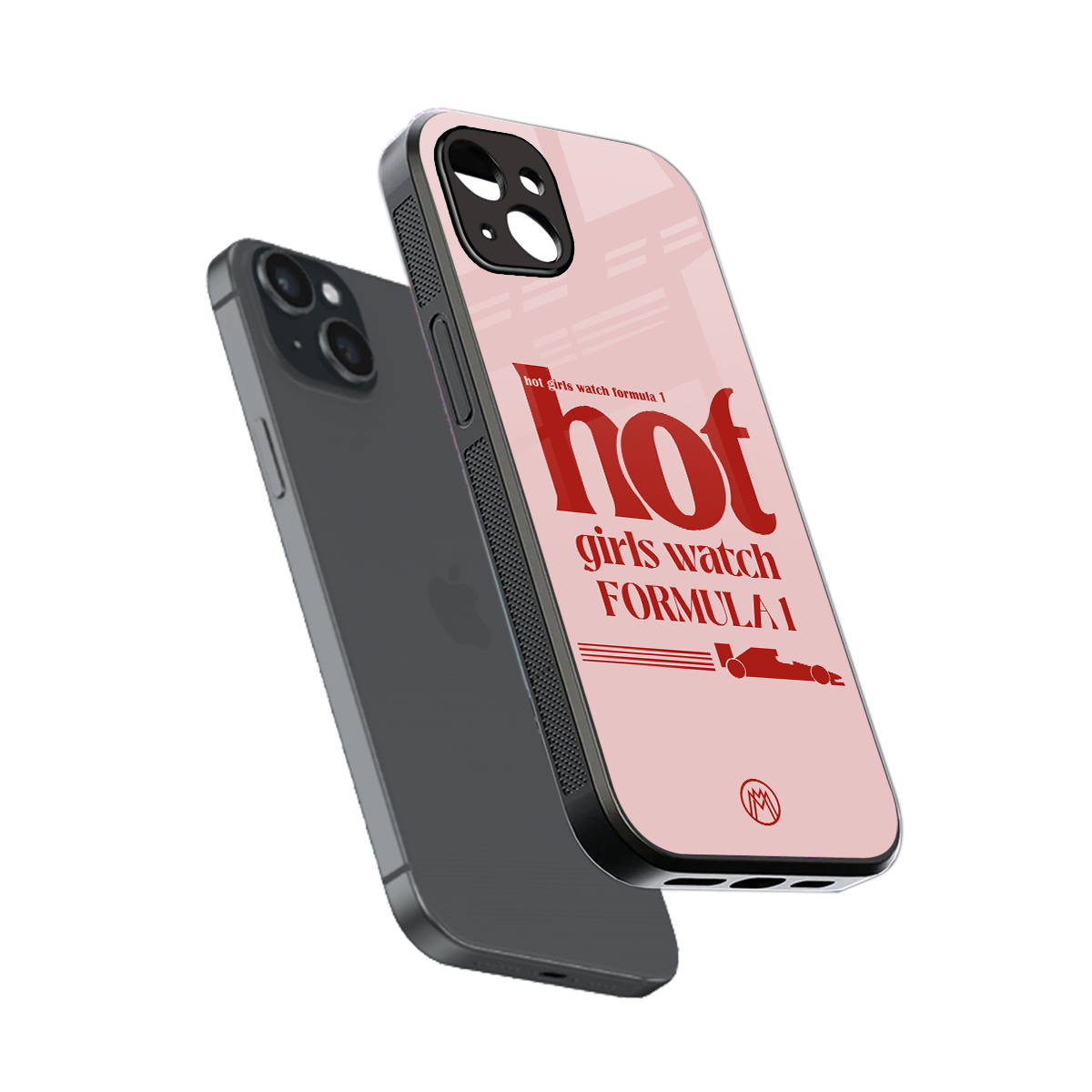 f1 chic back phone cover | glass case for iphone 14 plus