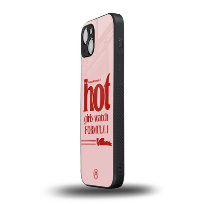 f1 chic back phone cover | glass case for iphone 14 plus