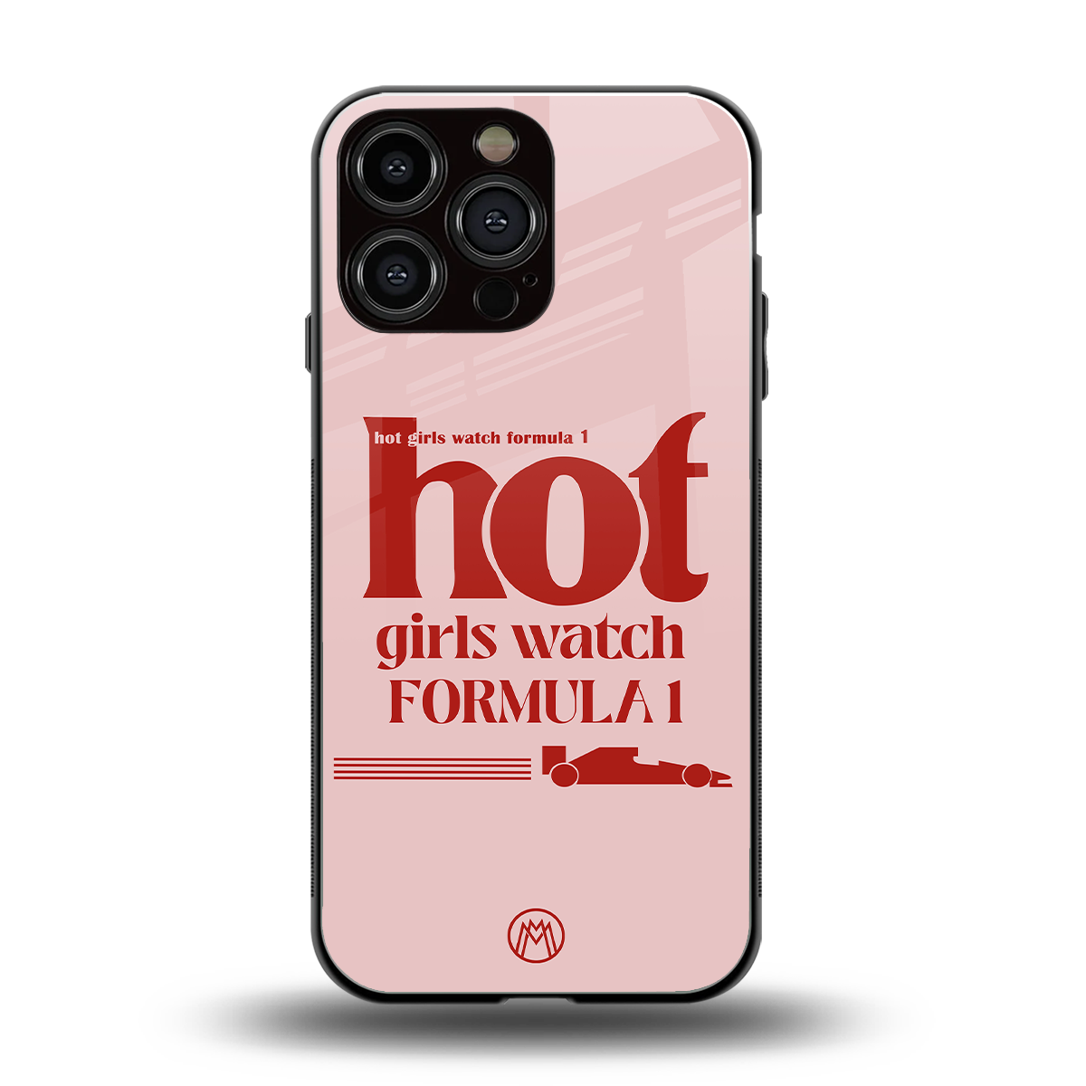 f1 chic back phone cover | glass case for iphone 15 pro max