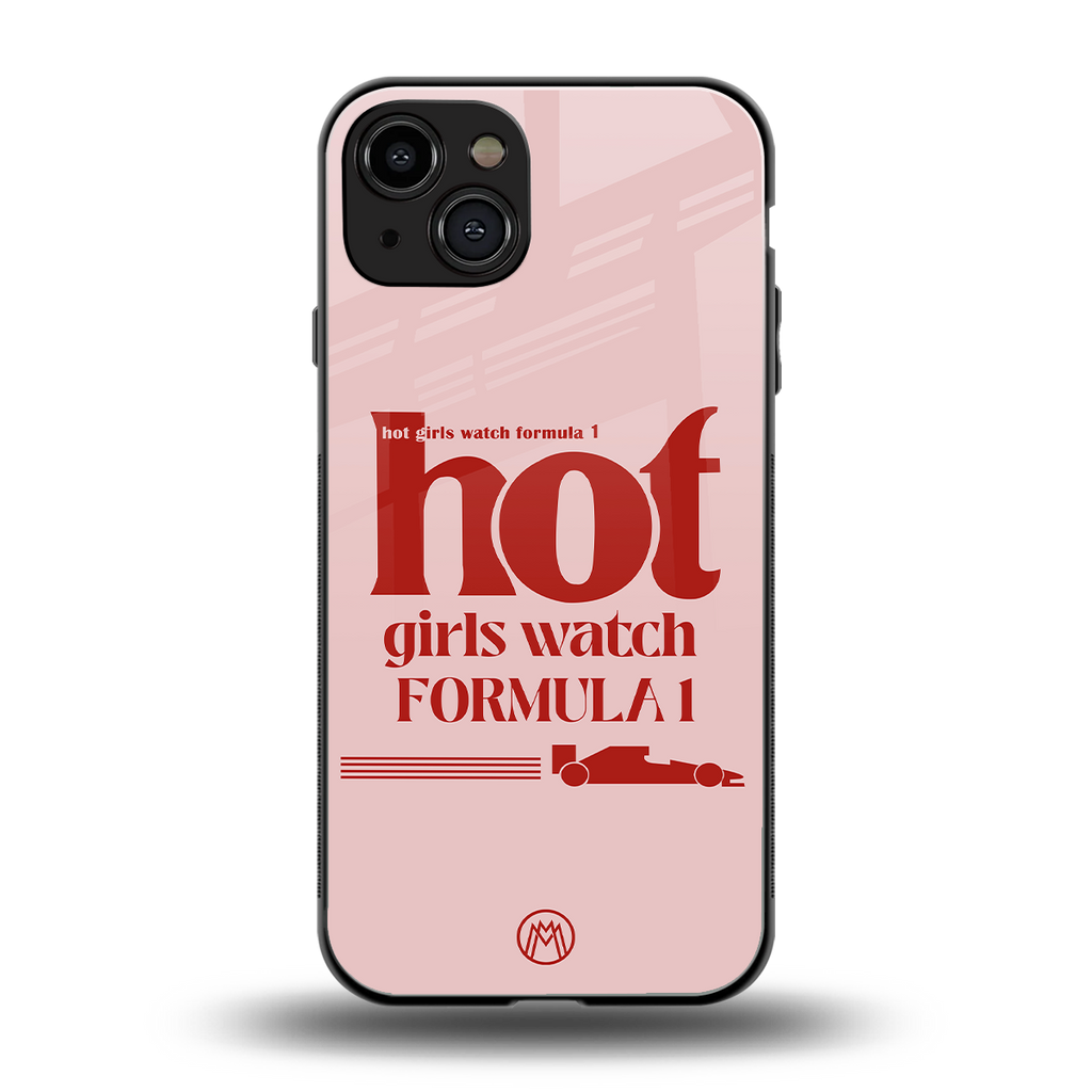 f1 chic back phone cover | glass case for iphone 15
