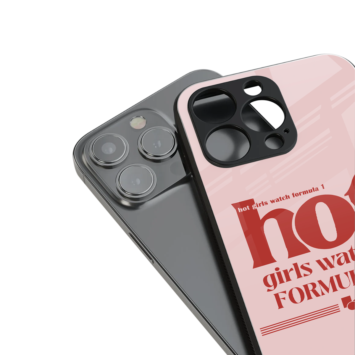 f1 chic back phone cover | glass case for iphone 13 mini