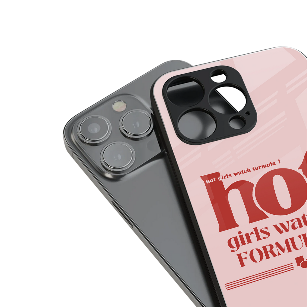 f1 chic back phone cover | glass case for iphone 14 pro max