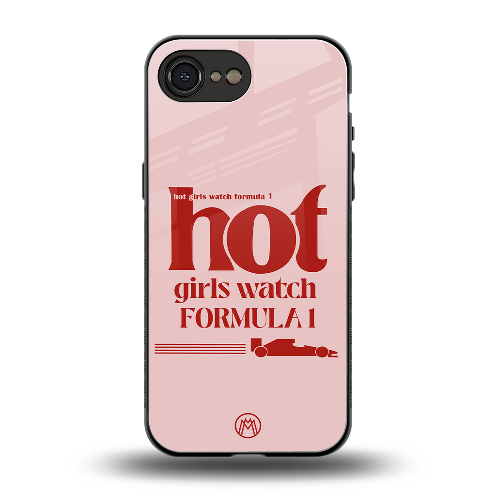 f1 chic back phone cover | glass case for iphone 16e