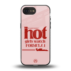 f1 chic back phone cover | glass case for iphone 16e