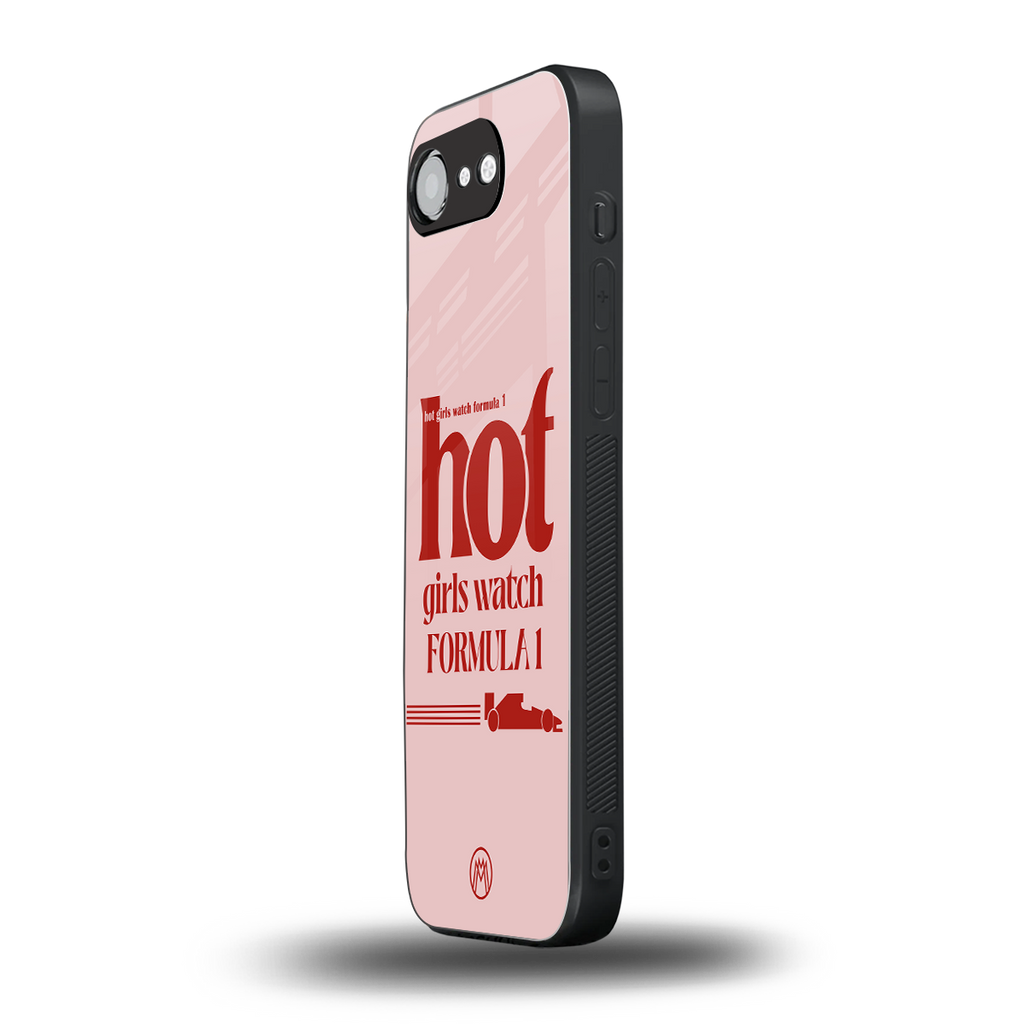f1 chic back phone cover | glass case for iphone 16e