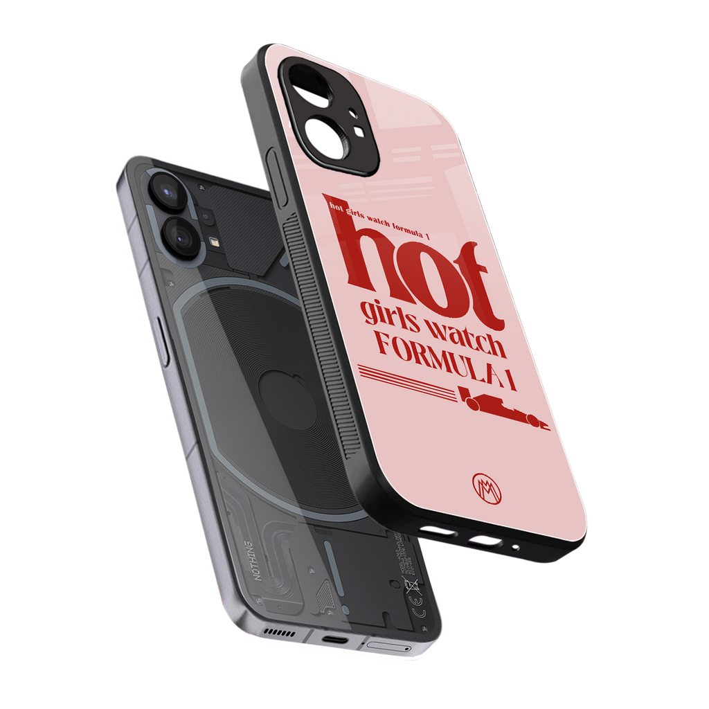 f1 chic back phone cover | glass case for nothing phone 1