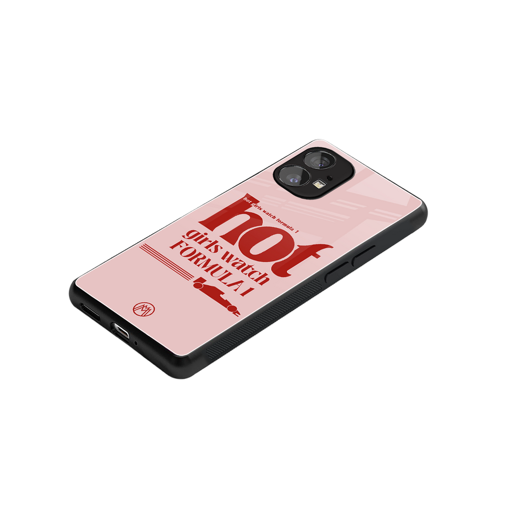 f1 chic back phone cover | glass case for nothing phone 1