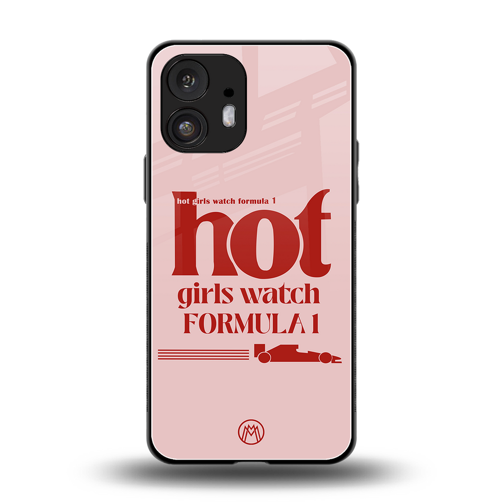 f1 chic back phone cover | glass case for nothing phone 2