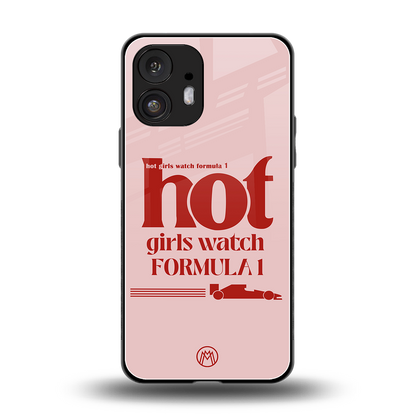 f1 chic back phone cover | glass case for nothing phone 2