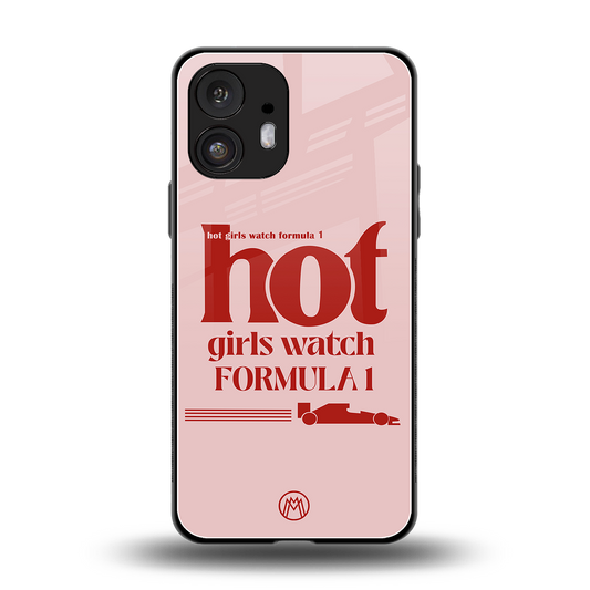 f1 chic back phone cover | glass case for nothing phone 2