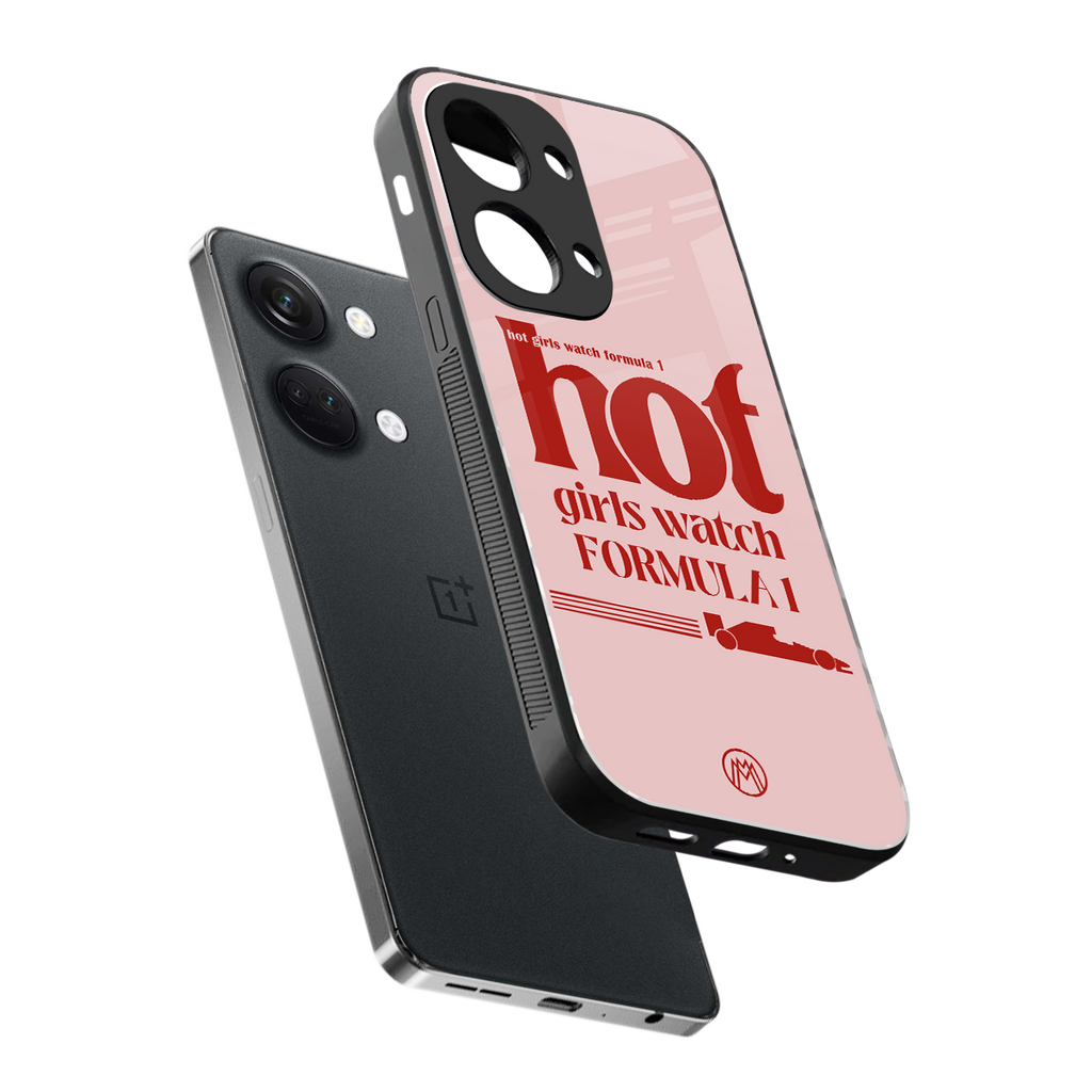 f1 chic back phone cover | glass case for oneplus nord 3