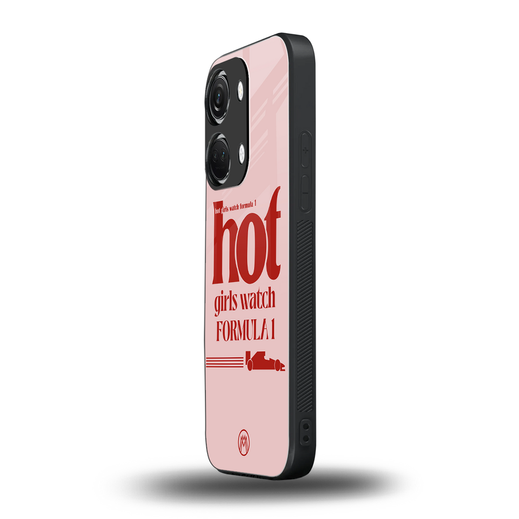 f1 chic back phone cover | glass case for oneplus nord 3