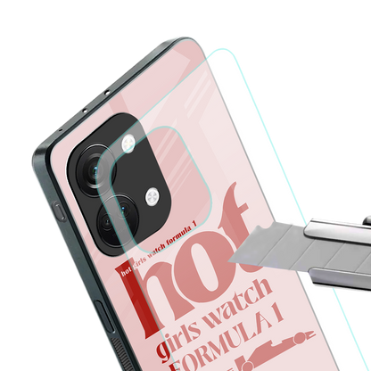 f1 chic back phone cover | glass case for oneplus nord 3