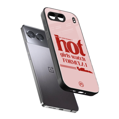f1 chic back phone cover | glass case for oneplus nord 4