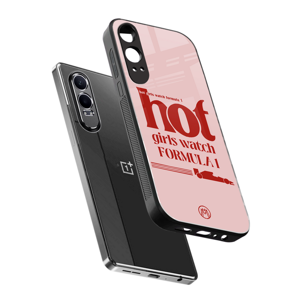 f1 chic back phone cover | glass case for oneplus nord ce 4 lite