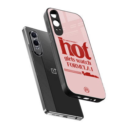f1 chic back phone cover | glass case for oneplus nord ce 4 lite