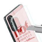 f1 chic back phone cover | glass case for oneplus nord ce 4