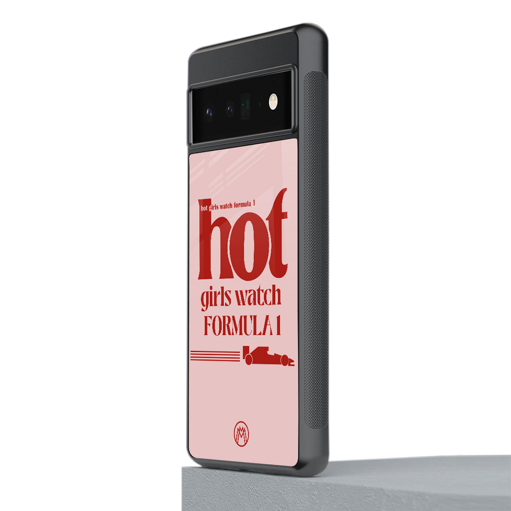 f1 chic back phone cover | glass case for google pixel 6 pro