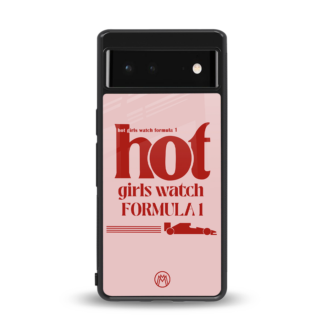 f1 chic back phone cover | glass case for Google Pixel 6A