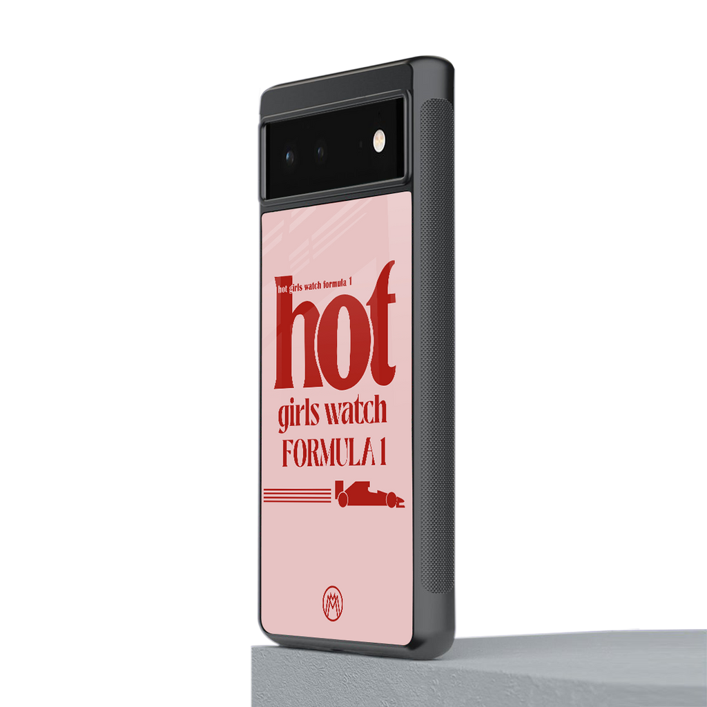 f1 chic back phone cover | glass case for google pixel 6