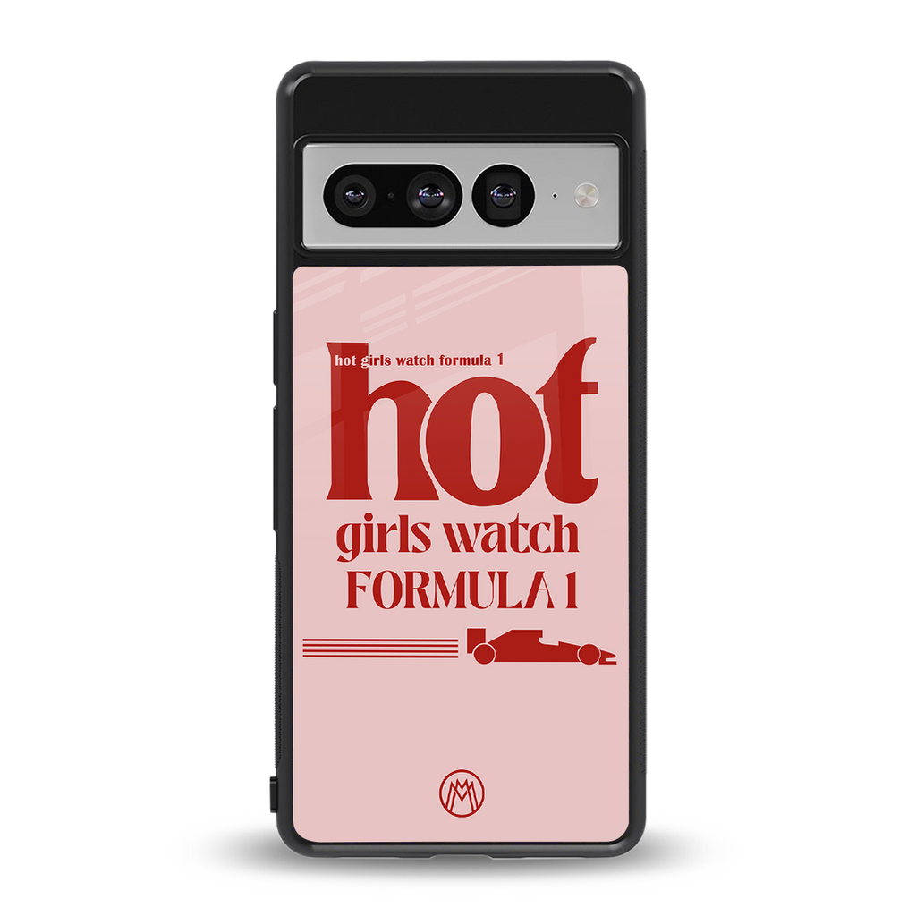 f1 chic back phone cover | glass case for google pixel 7 pro