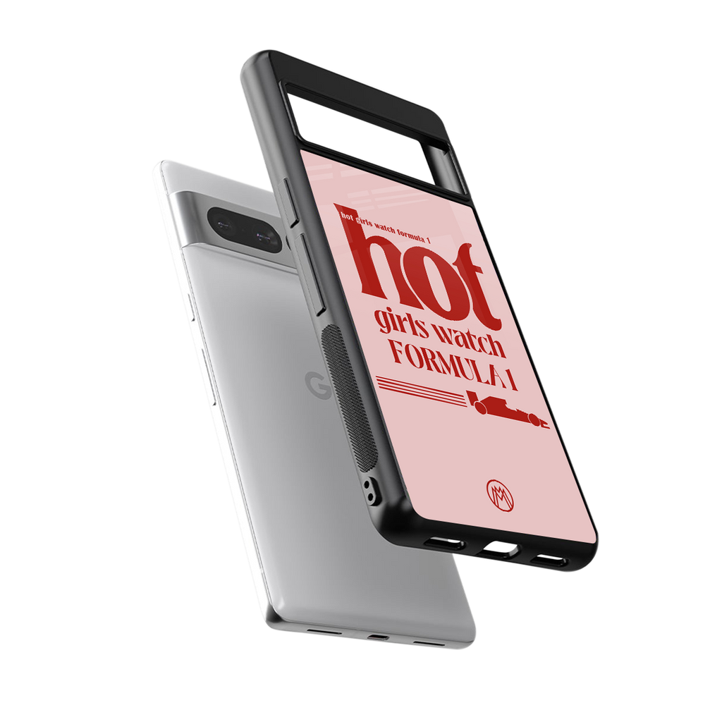 f1 chic back phone cover | glass case for google pixel 7 pro