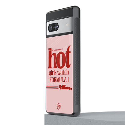 f1 chic back phone cover | glass case for Google Pixel 7A