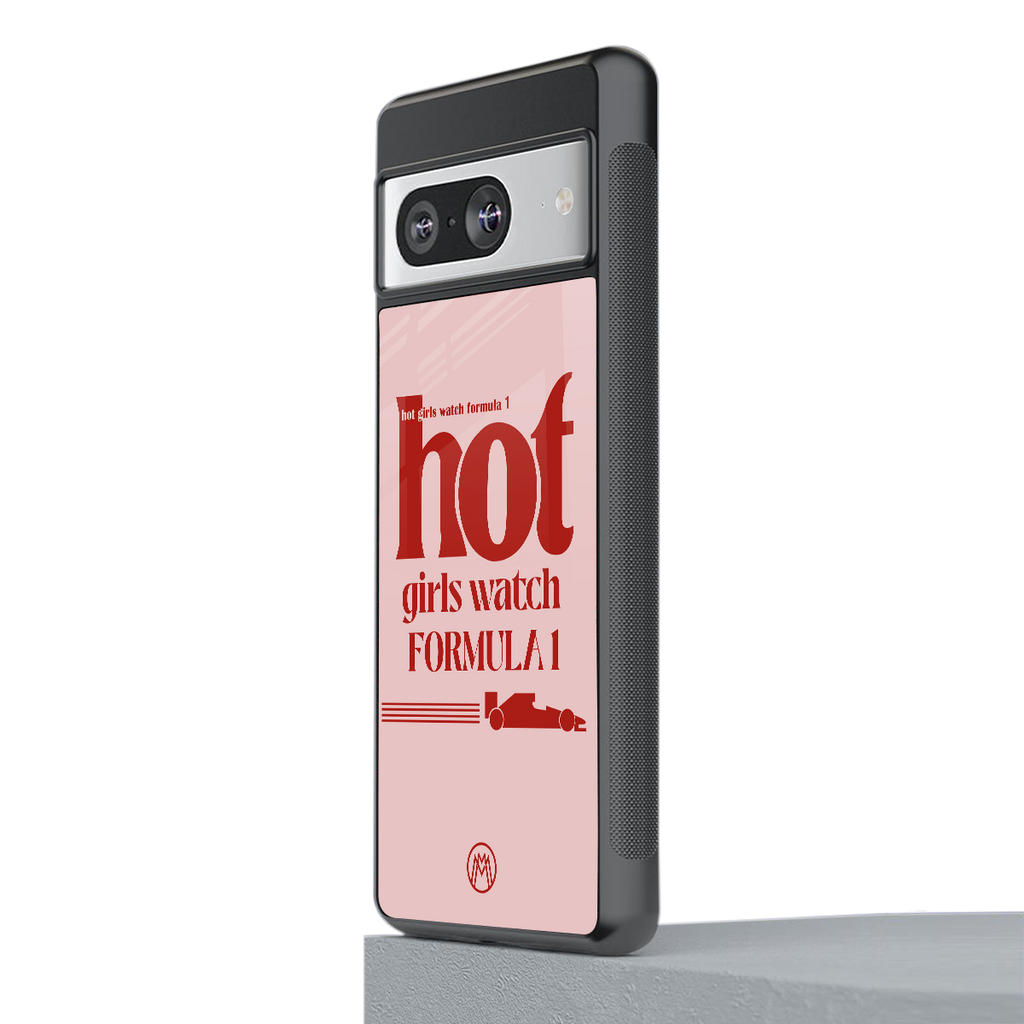 f1 chic back phone cover | glass case for Google Pixel 8