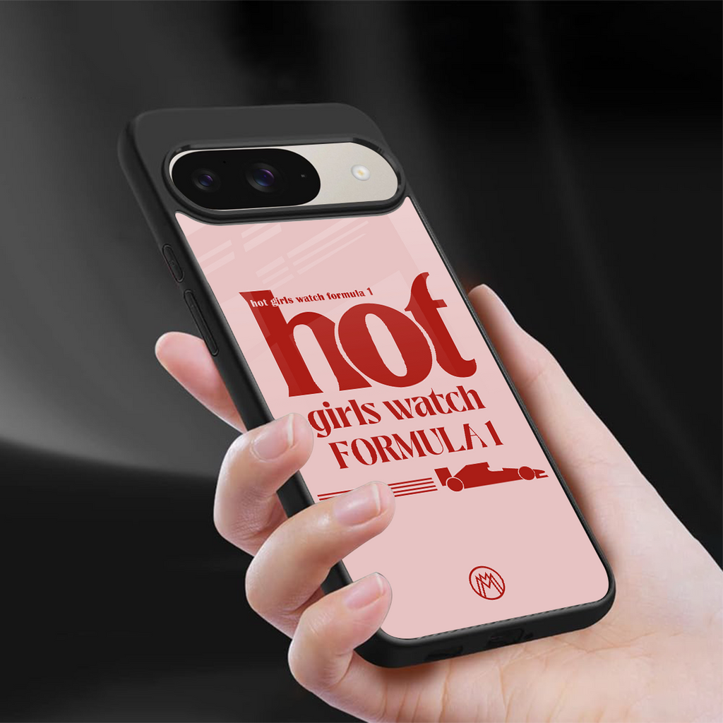 f1 chic back phone cover | glass case for google pixel 9