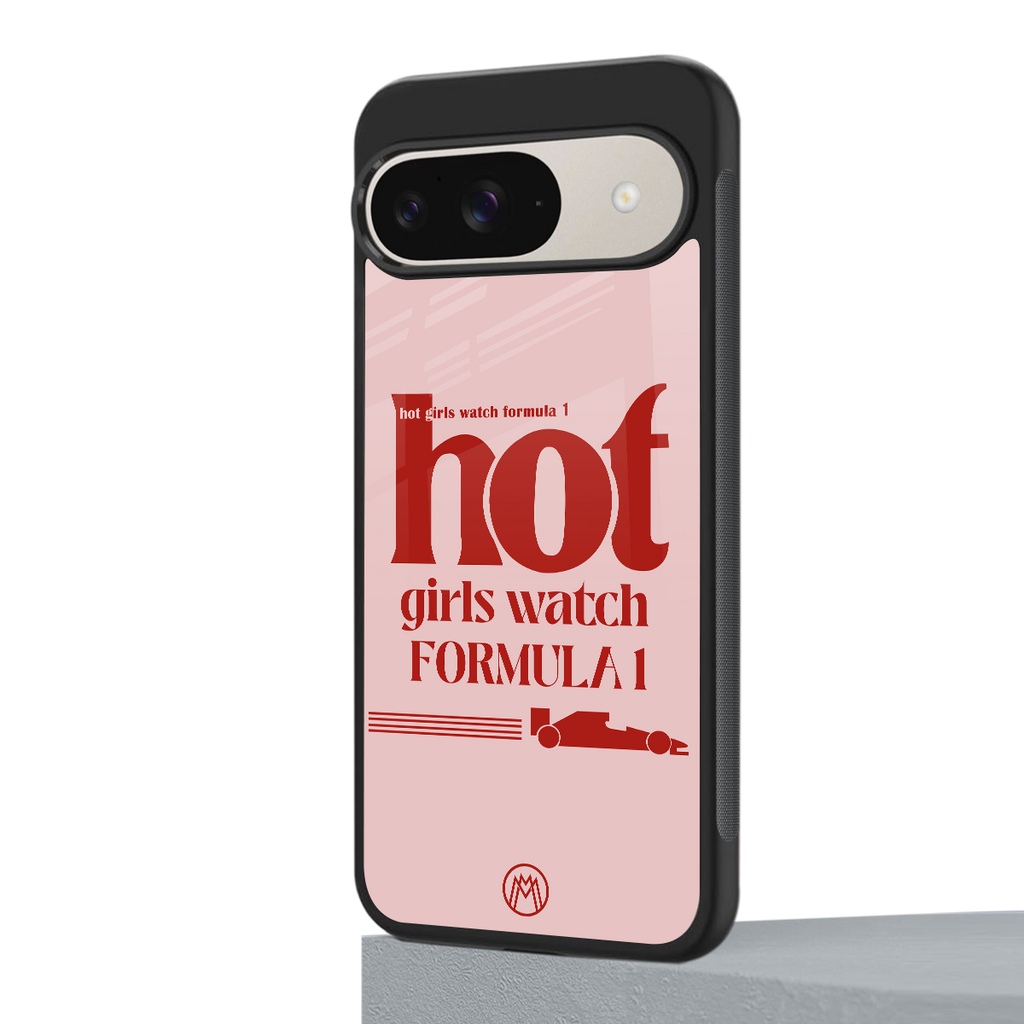 f1 chic back phone cover | glass case for google pixel 9
