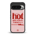 f1 chic back phone cover | glass case for google pixel 9 pro