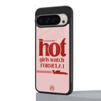 f1 chic back phone cover | glass case for google pixel 9 pro