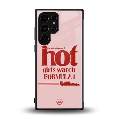 f1 chic back phone cover | glass case for samsung galaxy s23 ultra