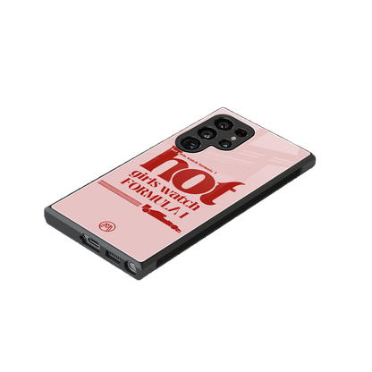 f1 chic back phone cover | glass case for samsung galaxy s23 ultra