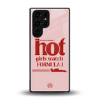 f1 chic back phone cover | glass case for samsung galaxy s25 ultra