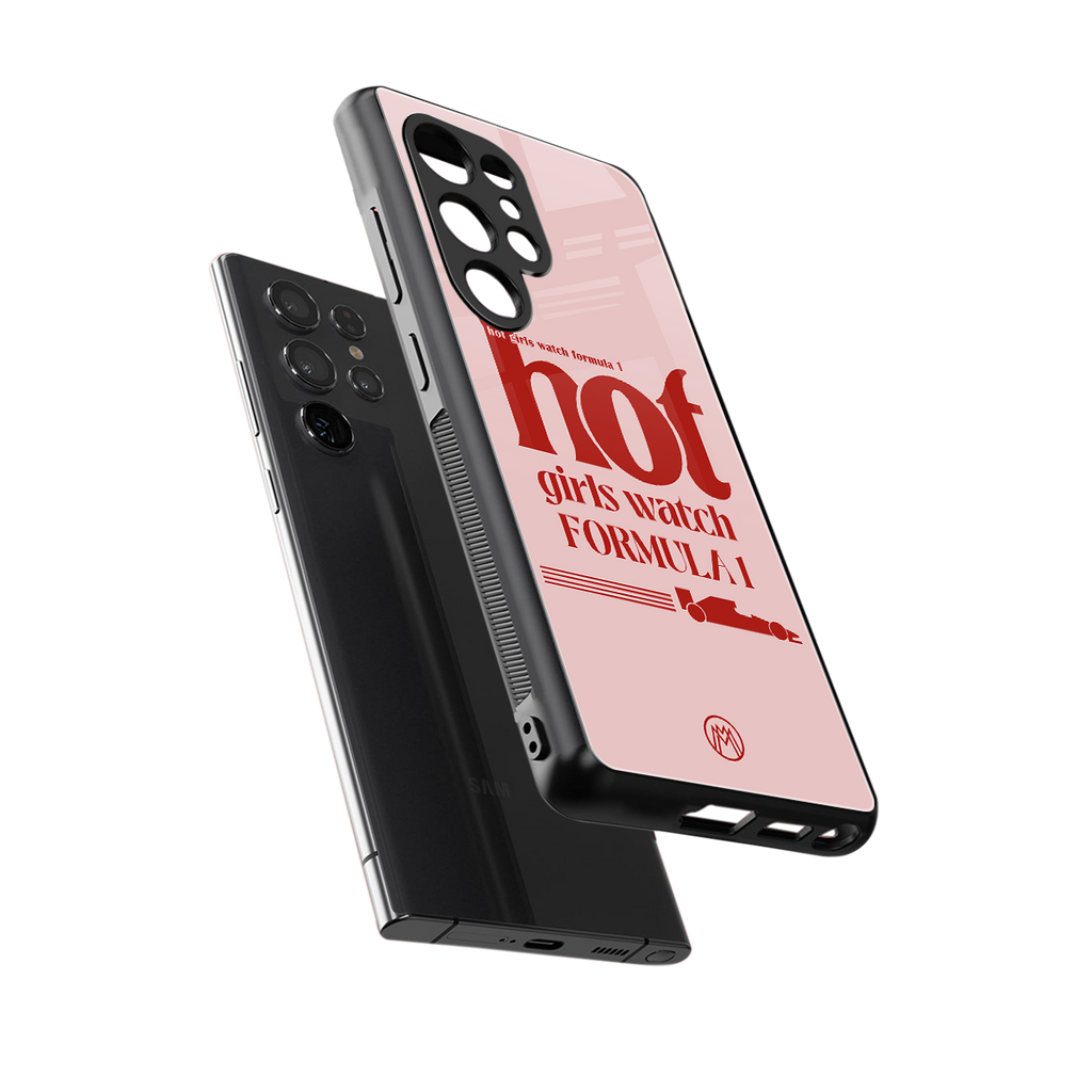 f1 chic back phone cover | glass case for samsung galaxy s25 ultra