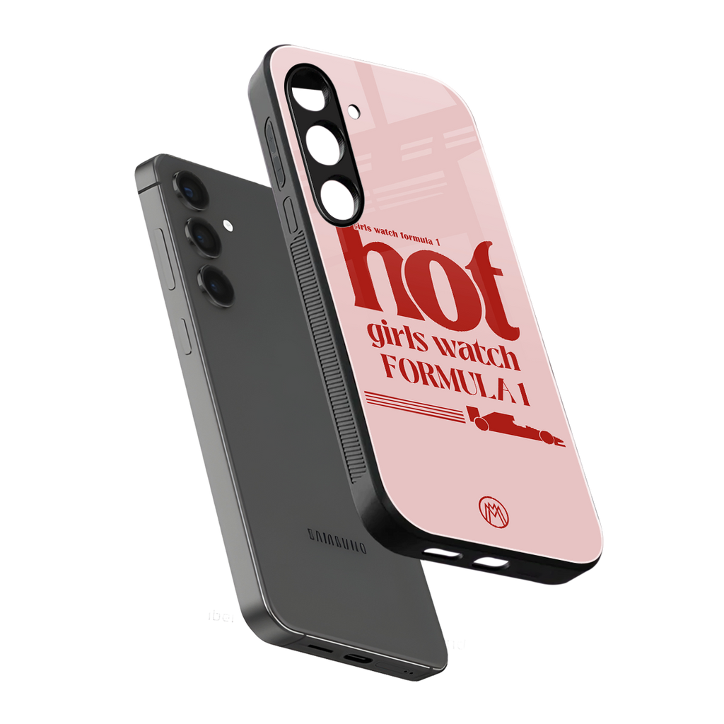 f1 chic back phone cover | glass case for samsung galaxy s25