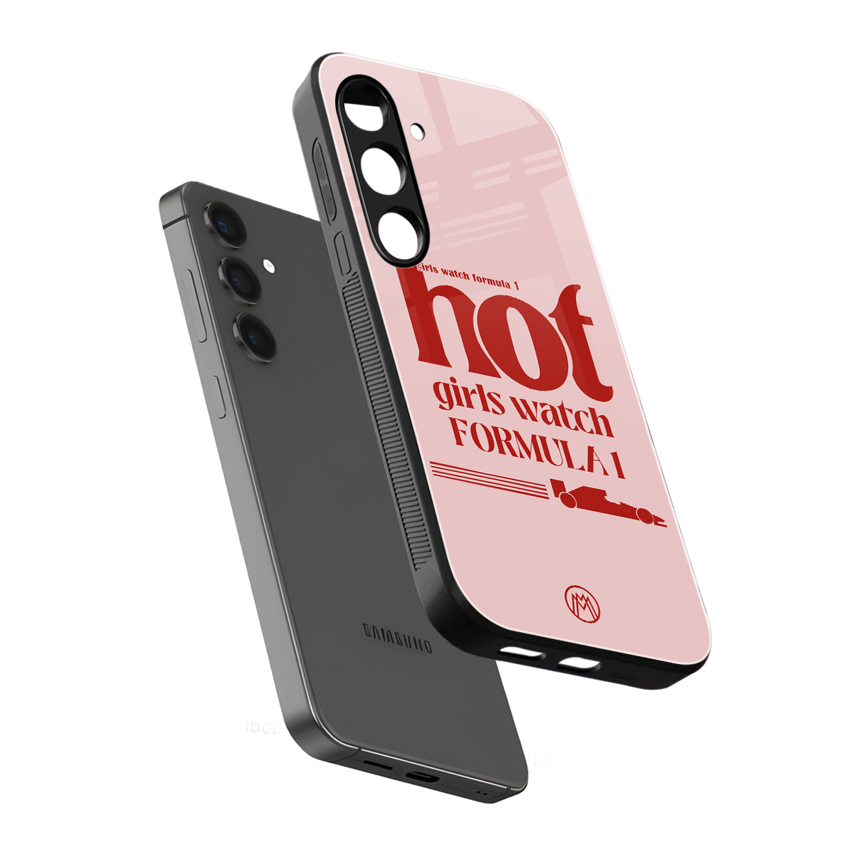 f1 chic back phone cover | glass case for samsung galaxy s23 plus