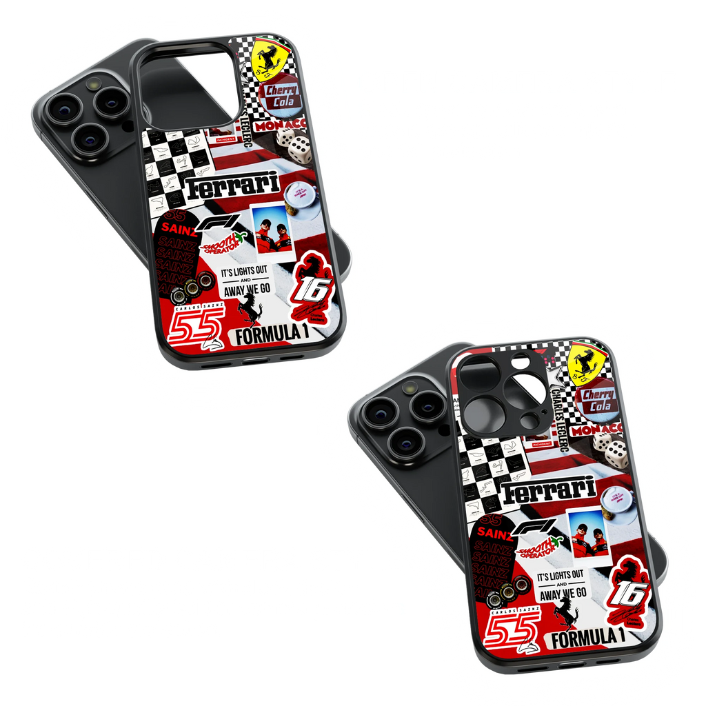 Trendy Glass Back Mobile Case for iPhone, Samsung, Redmi, OnePlus, Google Pixel, Motorola