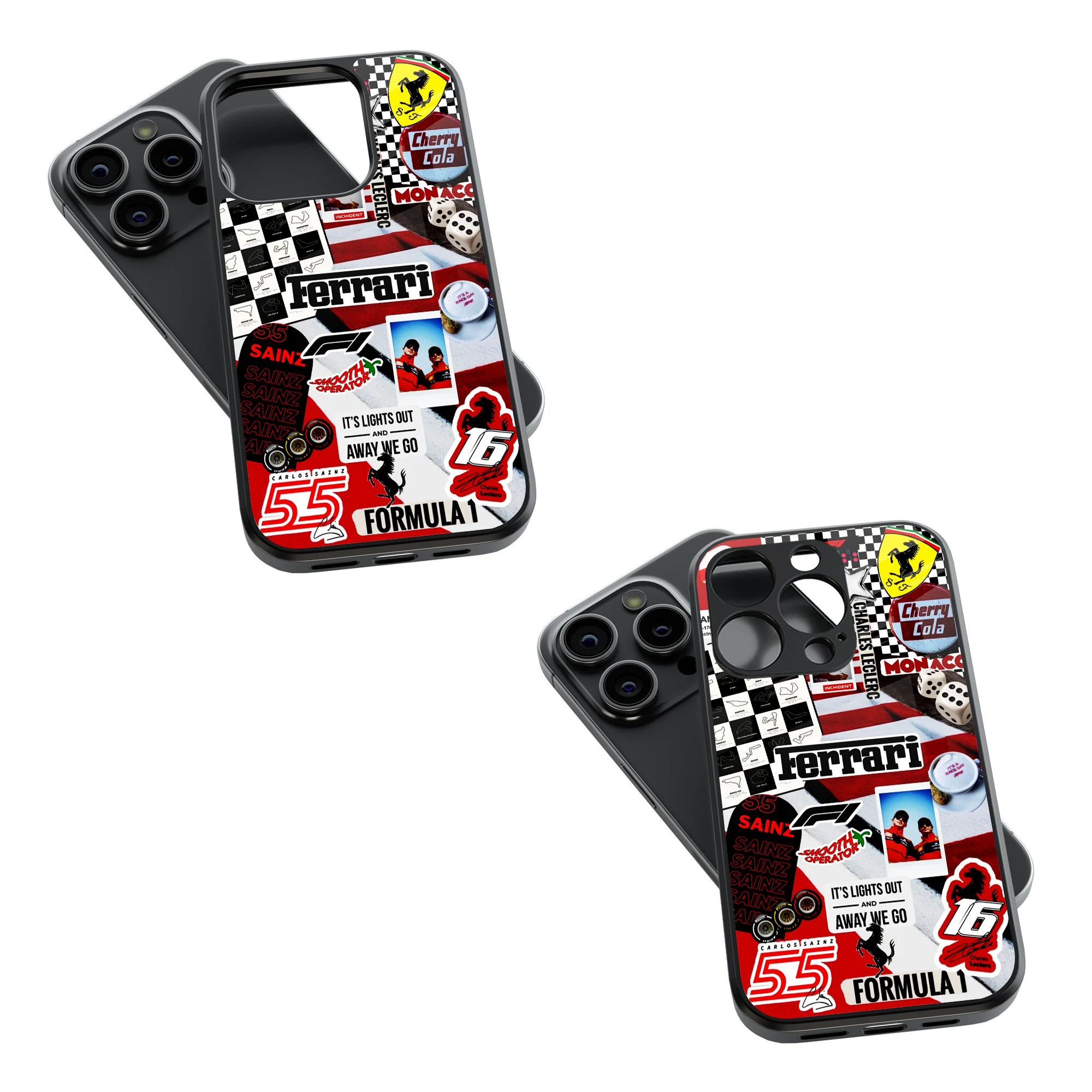 Trendy Glass Back Mobile Case for iPhone, Samsung, Redmi, OnePlus, Google Pixel, Motorola