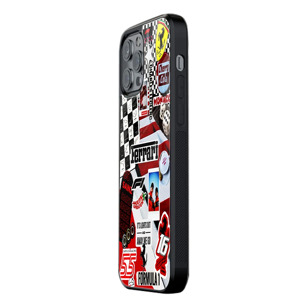 Slim Glass Back Phone Case for Multiple Brands iPhone, Samsung, Redmi, OnePlus, Oppo, Vivo
