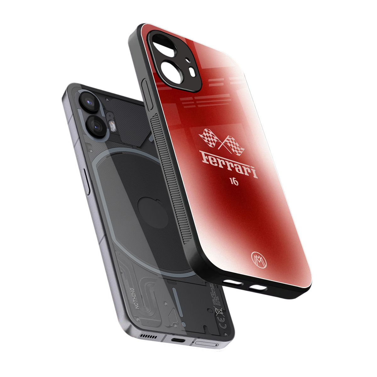 f16 back phone cover | glass case for nothing phone 2