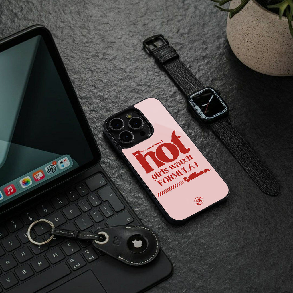 f1 chic back phone cover | glass case for iphone 15