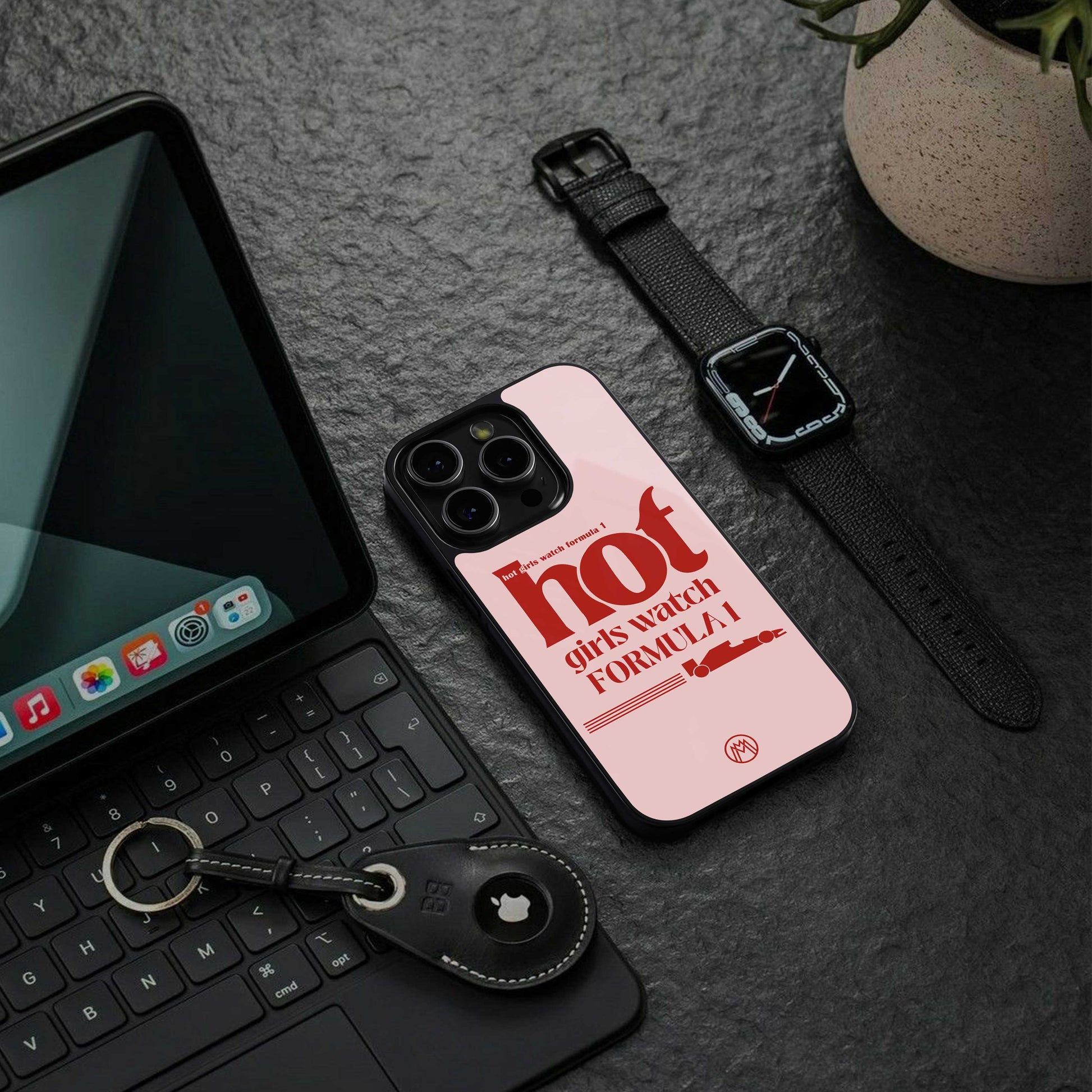 f1 chic back phone cover | glass case for samsung galaxy s25 plus