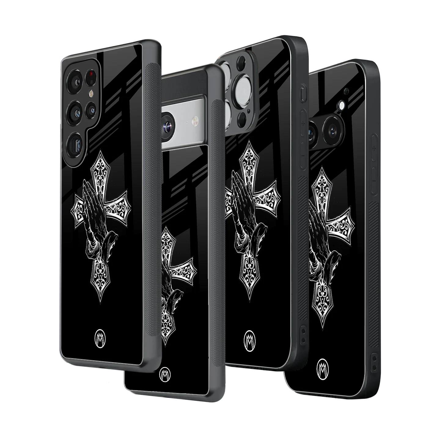 Stylish Glass Back Case for All Smartphones iPhone, Samsung, OnePlus, Pixel, Redmi, Oppo, Vivo, Motorola