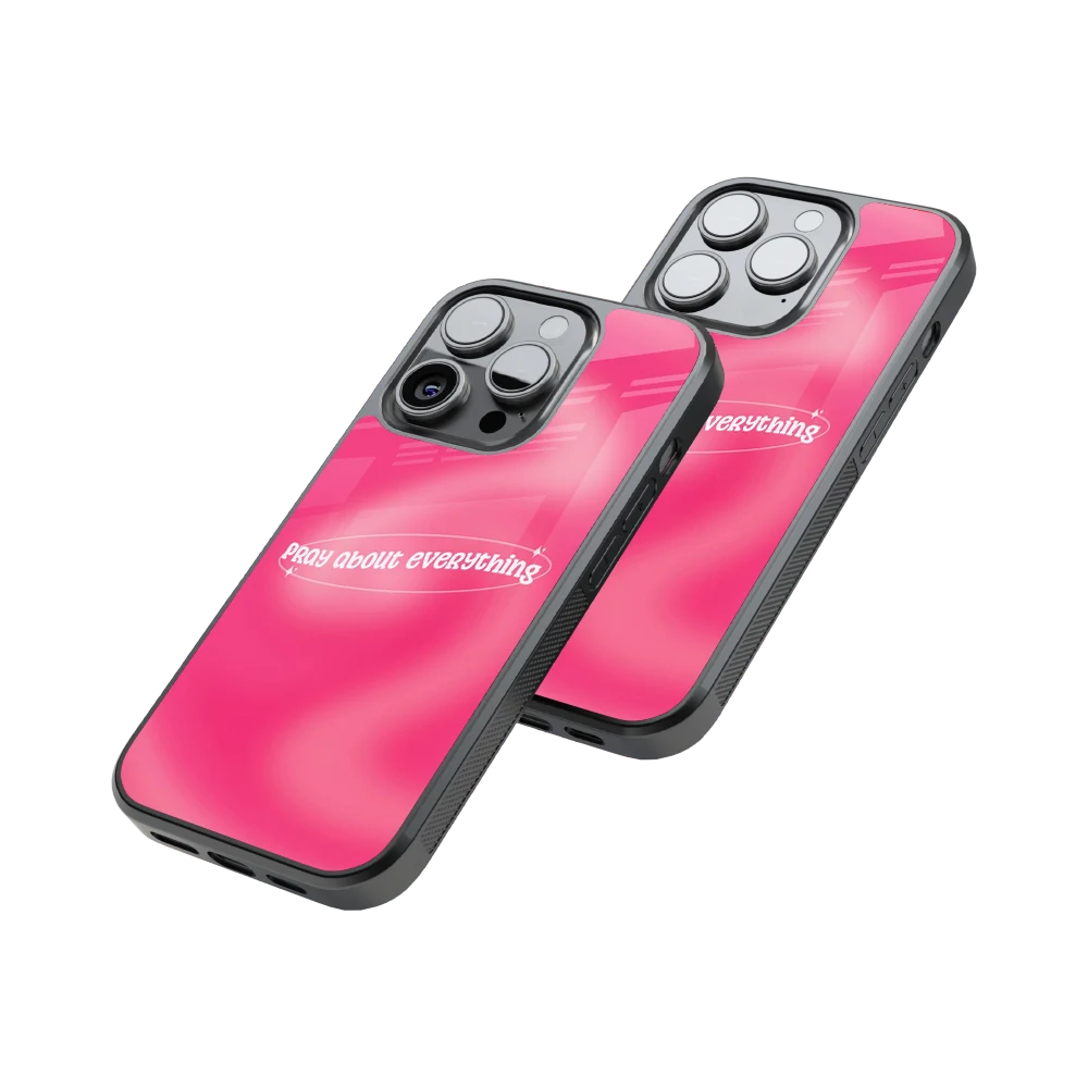 Protective Glass Back Phone Case Compatible with iPhone, Samsung, OnePlus, Pixel & More