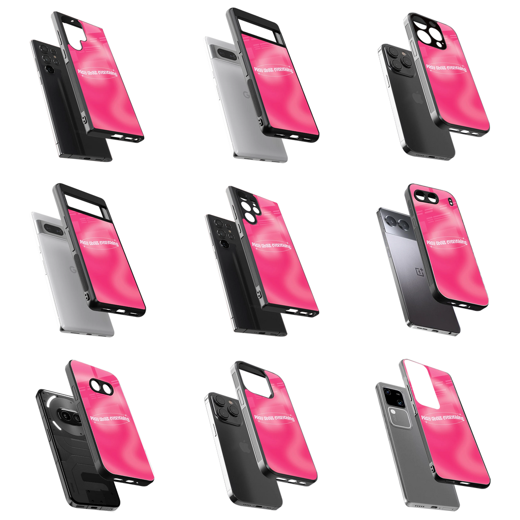 Durable Glass Back Mobile Case for iPhone, Samsung, OnePlus, Google Pixel, Redmi, Vivo, Oppo